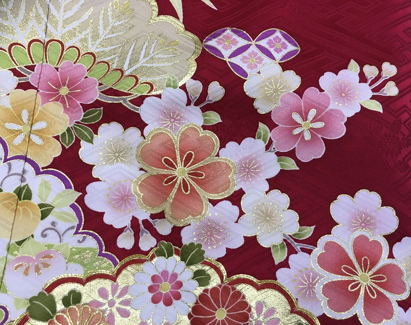 六通) たくさんの花 振袖にも - hdcarcovers.co.uk